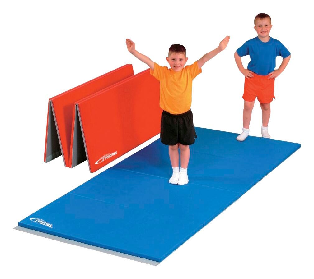 Sportime Folding Panel Mat, 1-1/2 Inch Thick, 2 Sided Hook and Loop 4001864